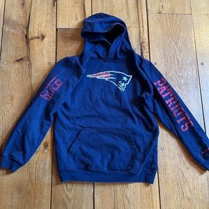 Boys size LG 14/16 Patriots Hoodie